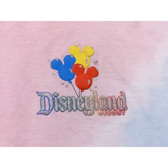 DISNEYLAND Spirit Jersey D23 Expo Best Disney Day Ever Tie Dye Blue Pink XL - Picture 8 of 16